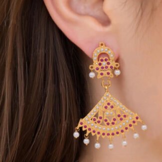 Jadau Earrings