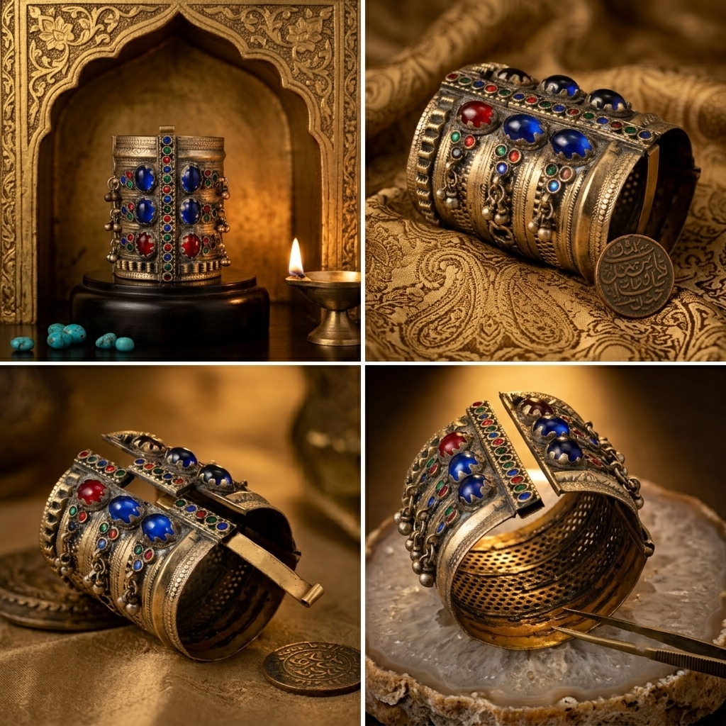 11 Rusted Antique Afghani Cuff Bangle