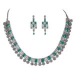 Zircon Glow Collection Green & White Cubic Zirconia Set