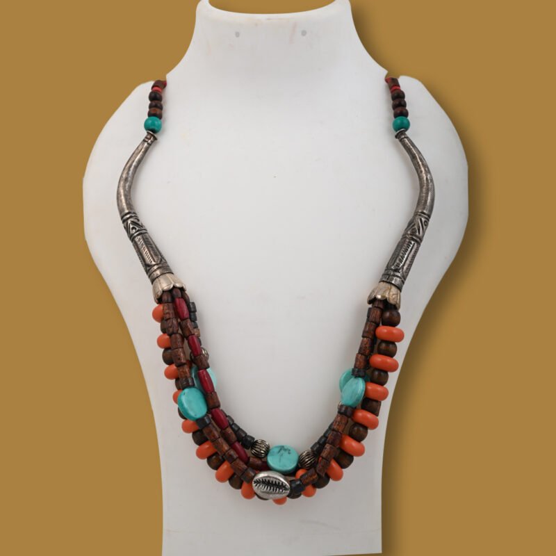 Tibetan Style Statement Necklace