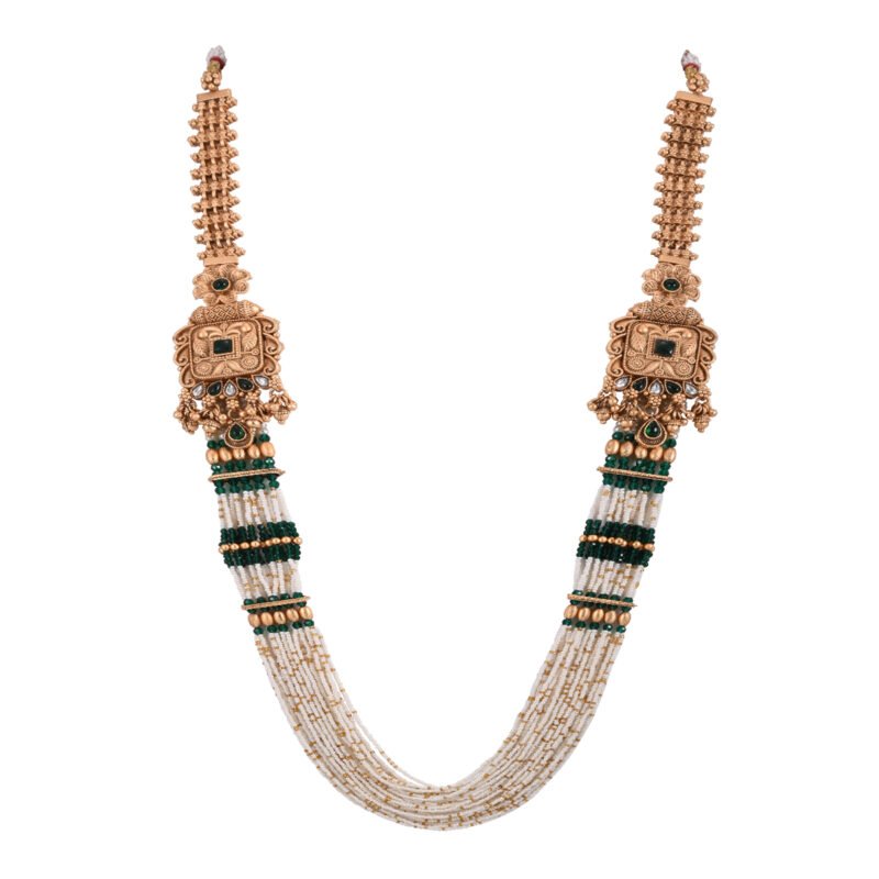 Brass High Gold Long Necklace