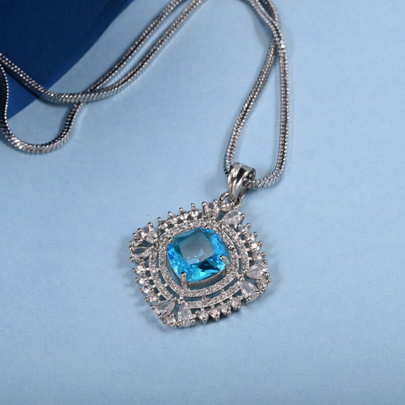 Zirconia Chain Pendant