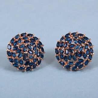 Vibrant Round Earrings