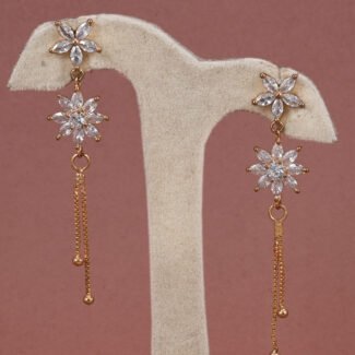 Sleek Floral Earrings