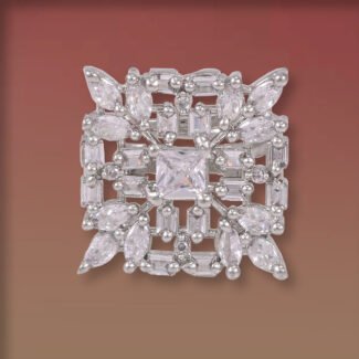 Square Cocktail Finger Ring