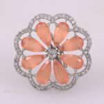 Flower Cocktail Finger Ring