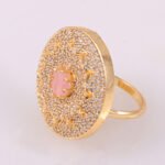 Starburst Inspired Cocktail Finger Ring
