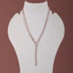 Korean Style Minimal Coin & CZ Necklace