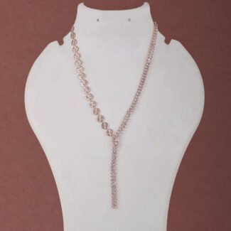 Korean Style Minimal Coin & CZ Necklace