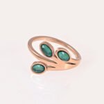 rose gold anti-tarnish finger ring