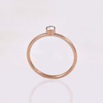 Minimal Rose Gold Finger Ring