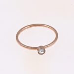 Minimal Rose Gold Finger Ring