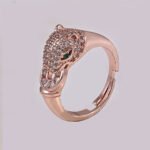 Panther Head Finger Ring