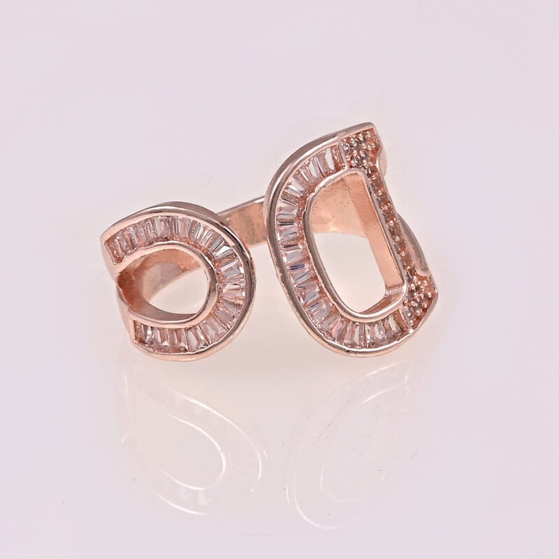 Stylish Rose Gold Finger Ring
