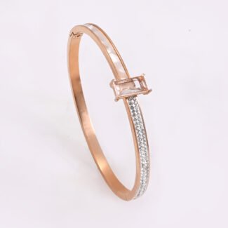 rose gold anti-tarnish bangle