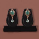 Mint Green CZ Dangler Earrings