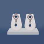 CZ Pendant & Earring Set in Silver
