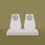 Silver Finish CZ Stud Earrings