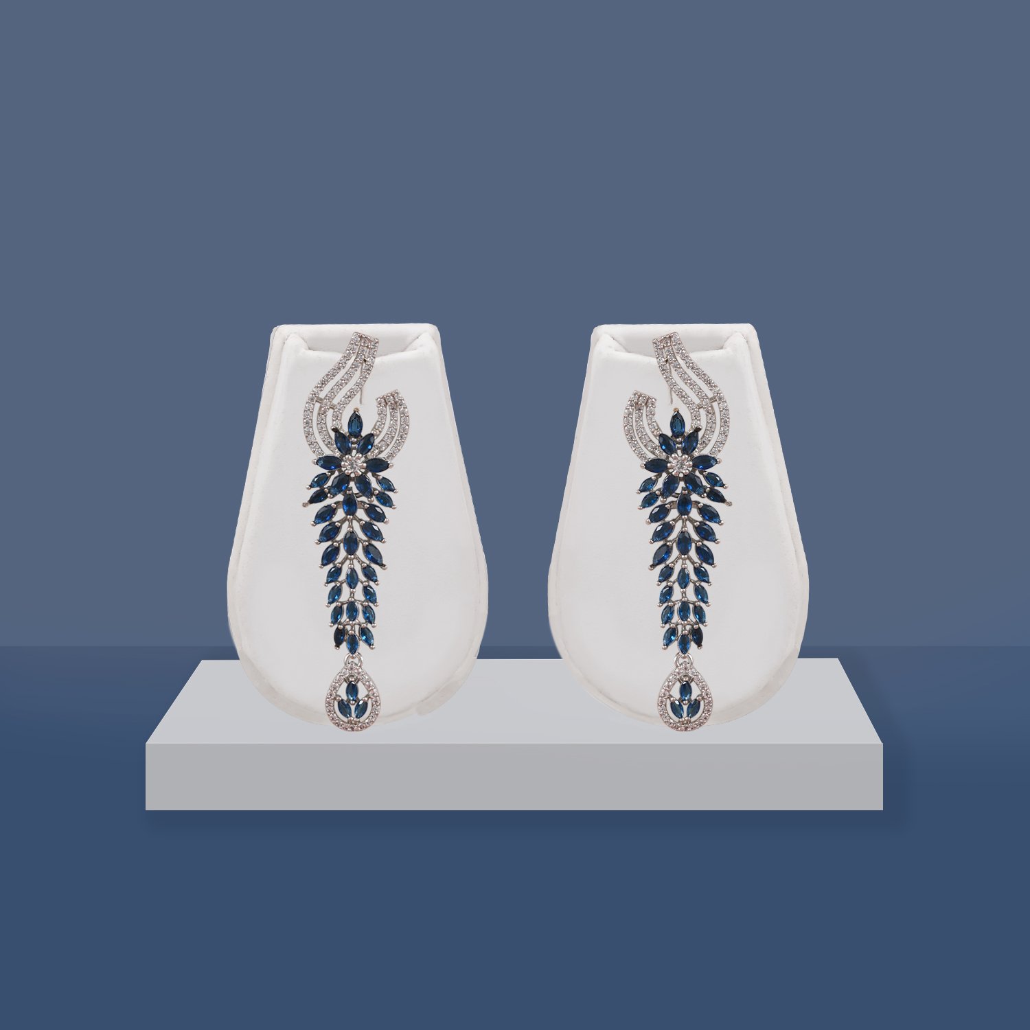 59 Sapphire Blue Dangler Earrings