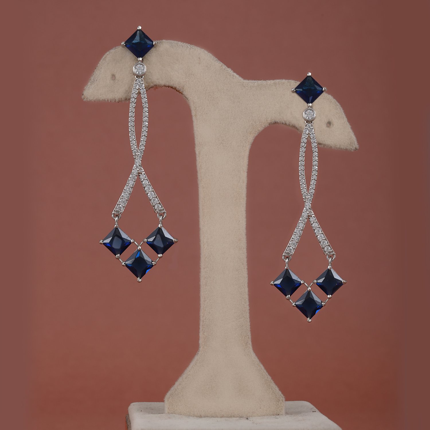 63 CZ Dangler Earrings