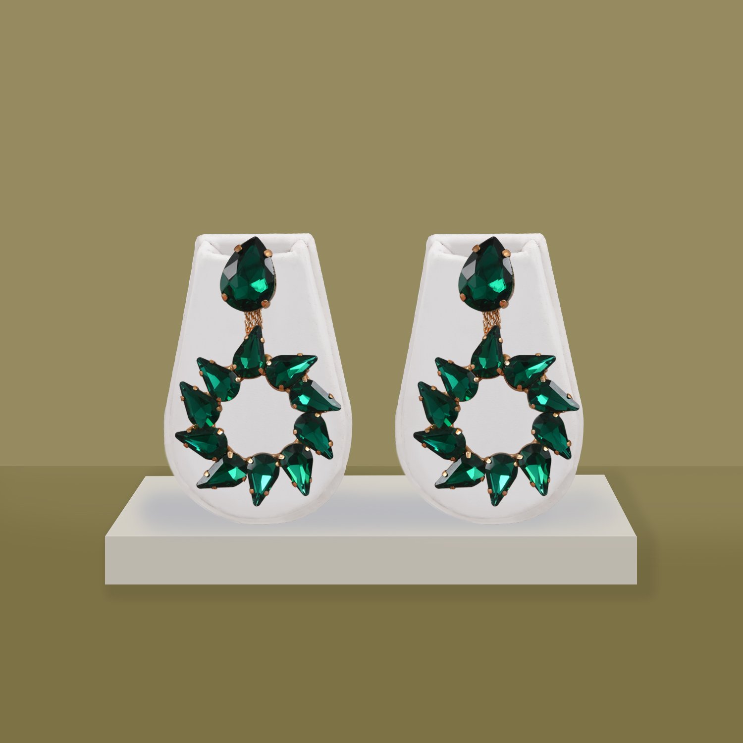70 Korean Crystal Statement Earrings