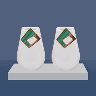 anti-tarnish geometric stud earrings