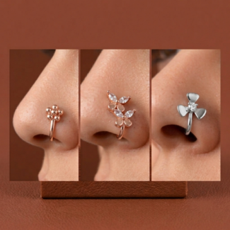 Anti-Tarnish Nose Pin Combo